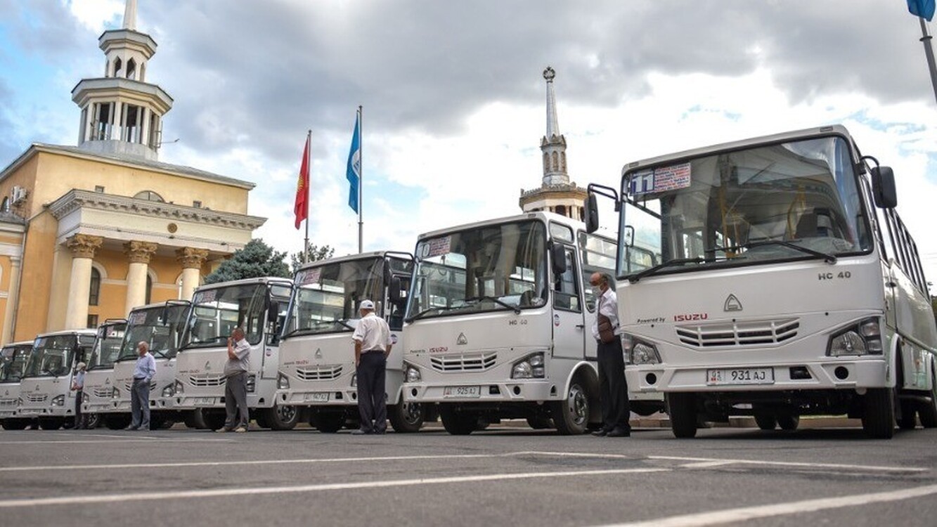 50 автобусов будут перевозить пассажиров в Бишкеке бесплатно до приезда новых автобусов — Today.kg