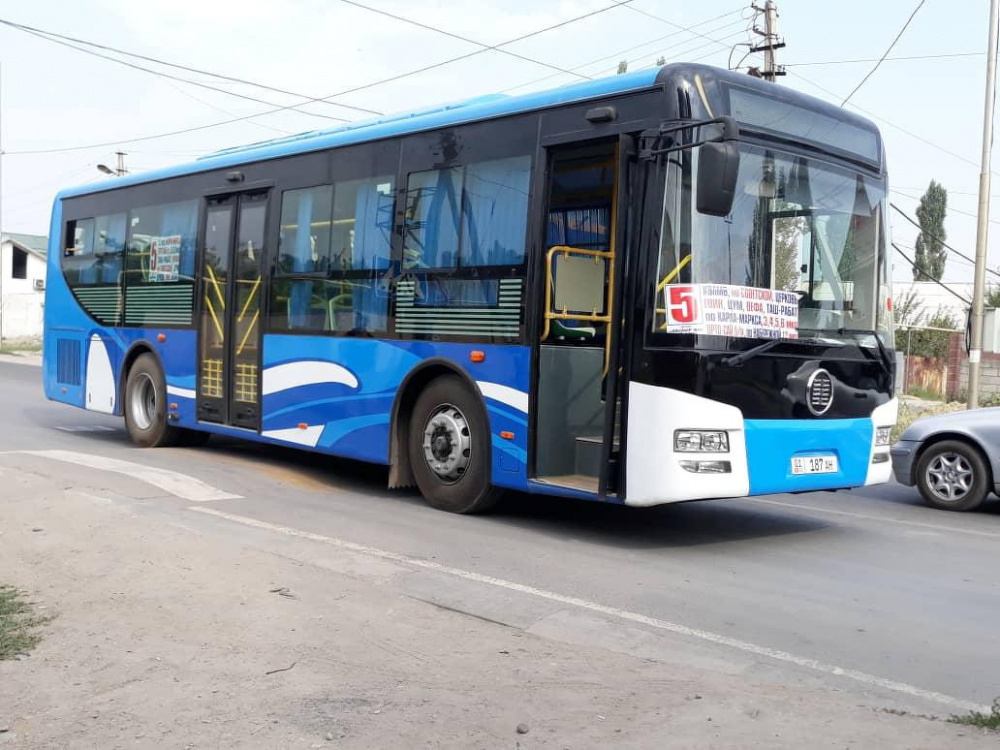В Бишкеке автобусный маршрут №5 вновь вышел на линию — Today.kg