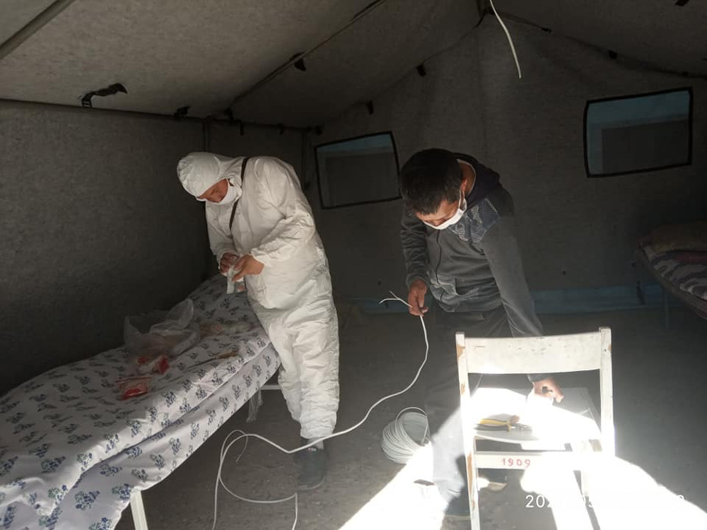 В Нарынской больнице пациентов будут принимать в палатках во дворе — Today.kg