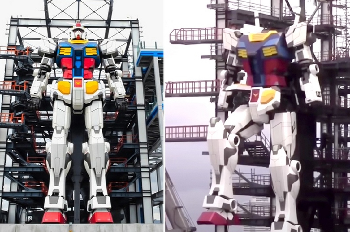 В Японии 18-метровый робот Gundam сделал первые шаги — Today.kg