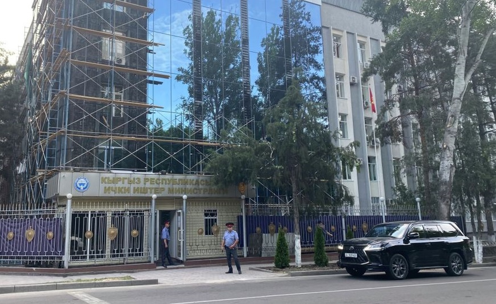 За чей счет идет ремонт здания МВД, рассказали в пресс-службе — Today.kg