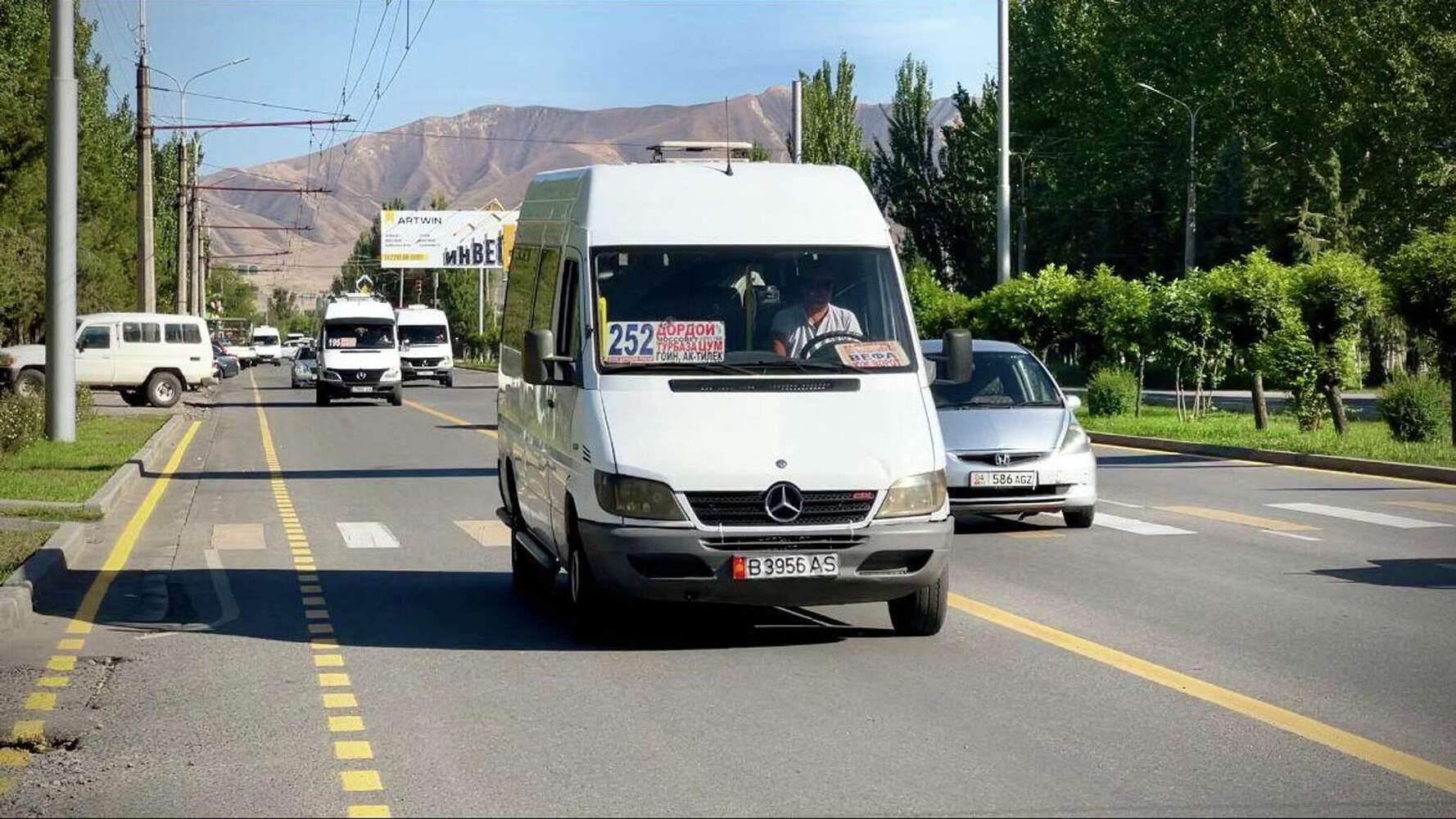 В Бишкеке 2 сентября начнут штрафовать за езду по автобусной полосе — УПСМ — Today.kg