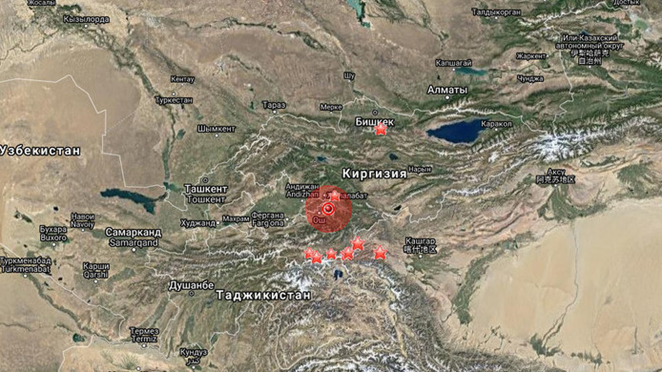 В Кыргызстане произошло землетрясение силой 3,5 балла в эпицентре — Today.kg