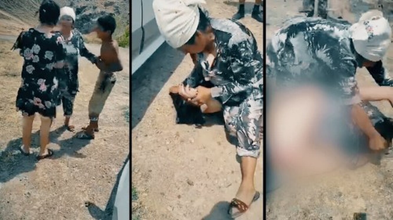 Под Ташкентом женщина избила и раздела другую женщину за купание в речке, откуда пьют воду — Today.kg