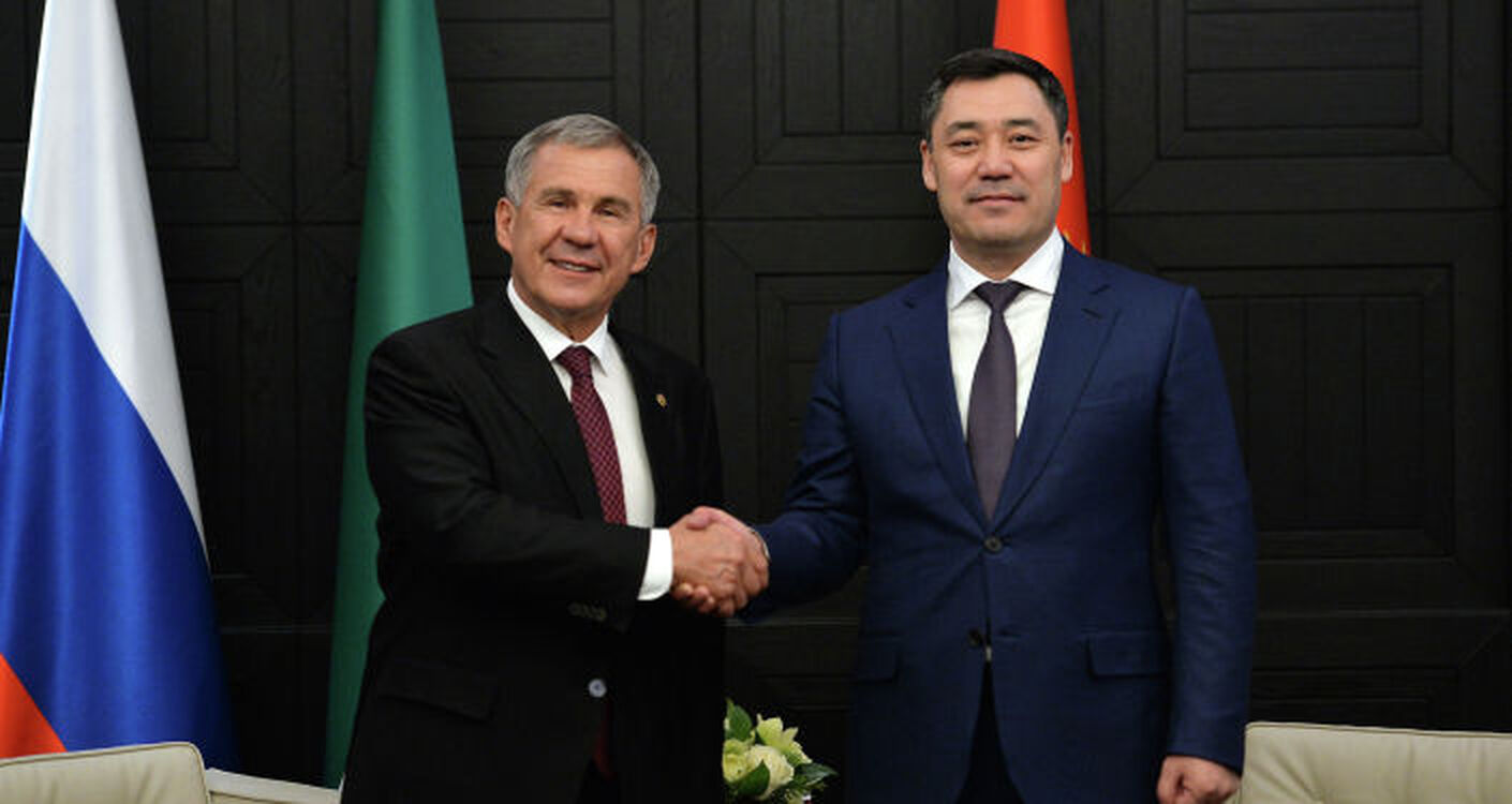 Жапаров встретился с президентом Татарстана. — Today.kg