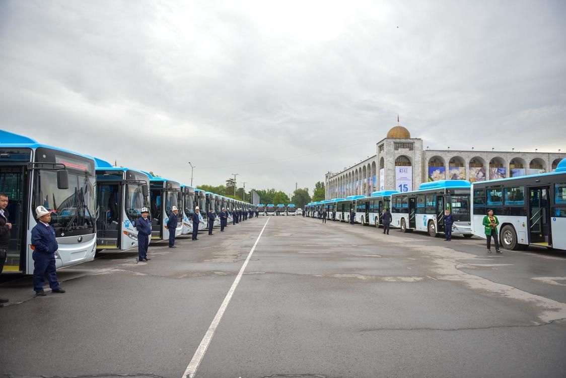 Фото, видео  – В Бишкеке новые автобусы — Today.kg