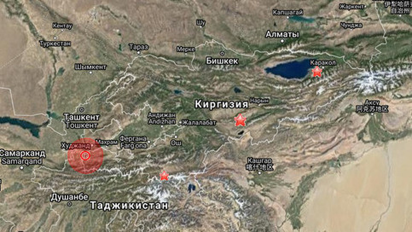 На юге Кыргызстана произошло землетрясение силой в эпицентре 3 балла — Today.kg