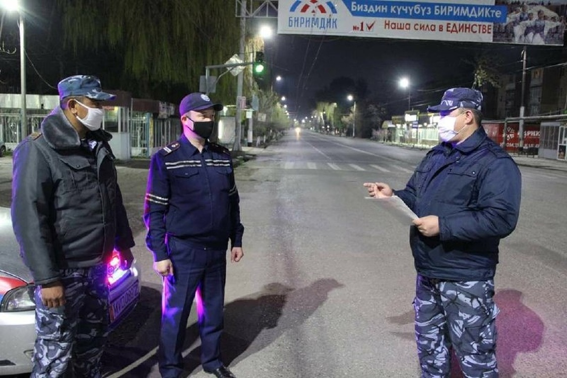 МВД КР: За ночь были задержаны 50 нарушителей комендантского часа — Today.kg