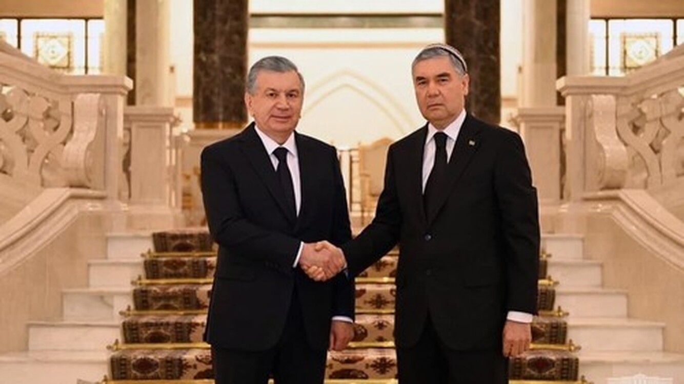 Главы Узбекистана и Туркменистана провели встречу в Ашхабаде (фото) — Today.kg