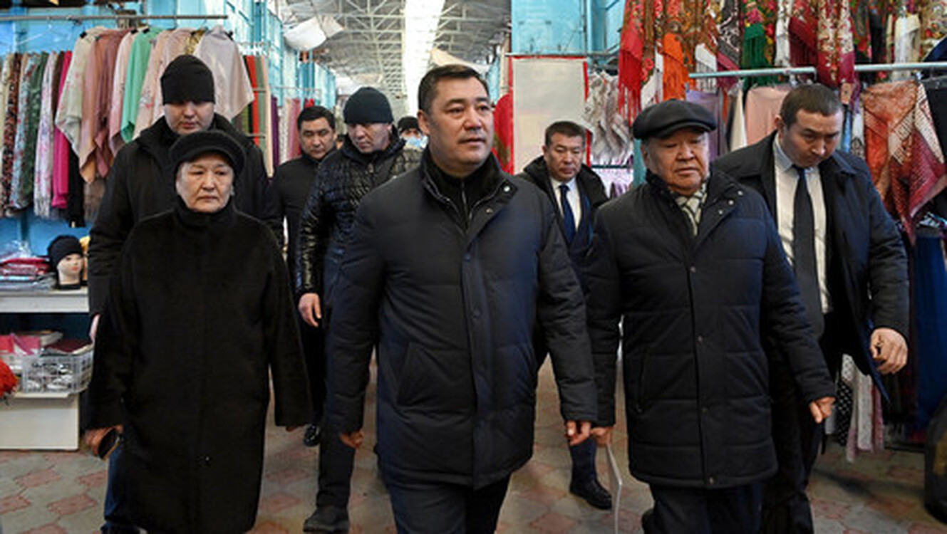 В Минэкономики сообщили о целях посещения президентом рынков «Дордой» и «Ошский базар» — Today.kg