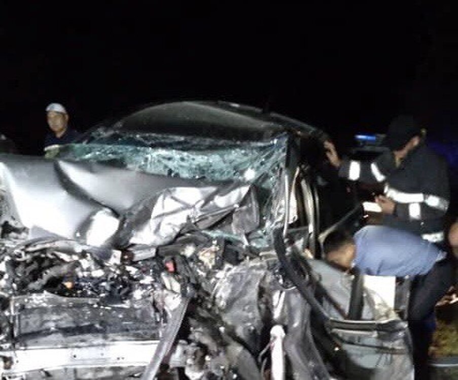 Авария на трассе Бишкек — Ош: Один человек погиб, шестеро в тяжёлом состоянии — Today.kg