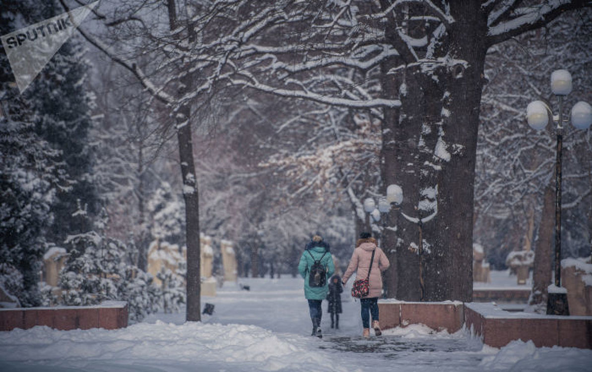 Днем и ночью снег — погода в Бишкеке 22 января — Today.kg