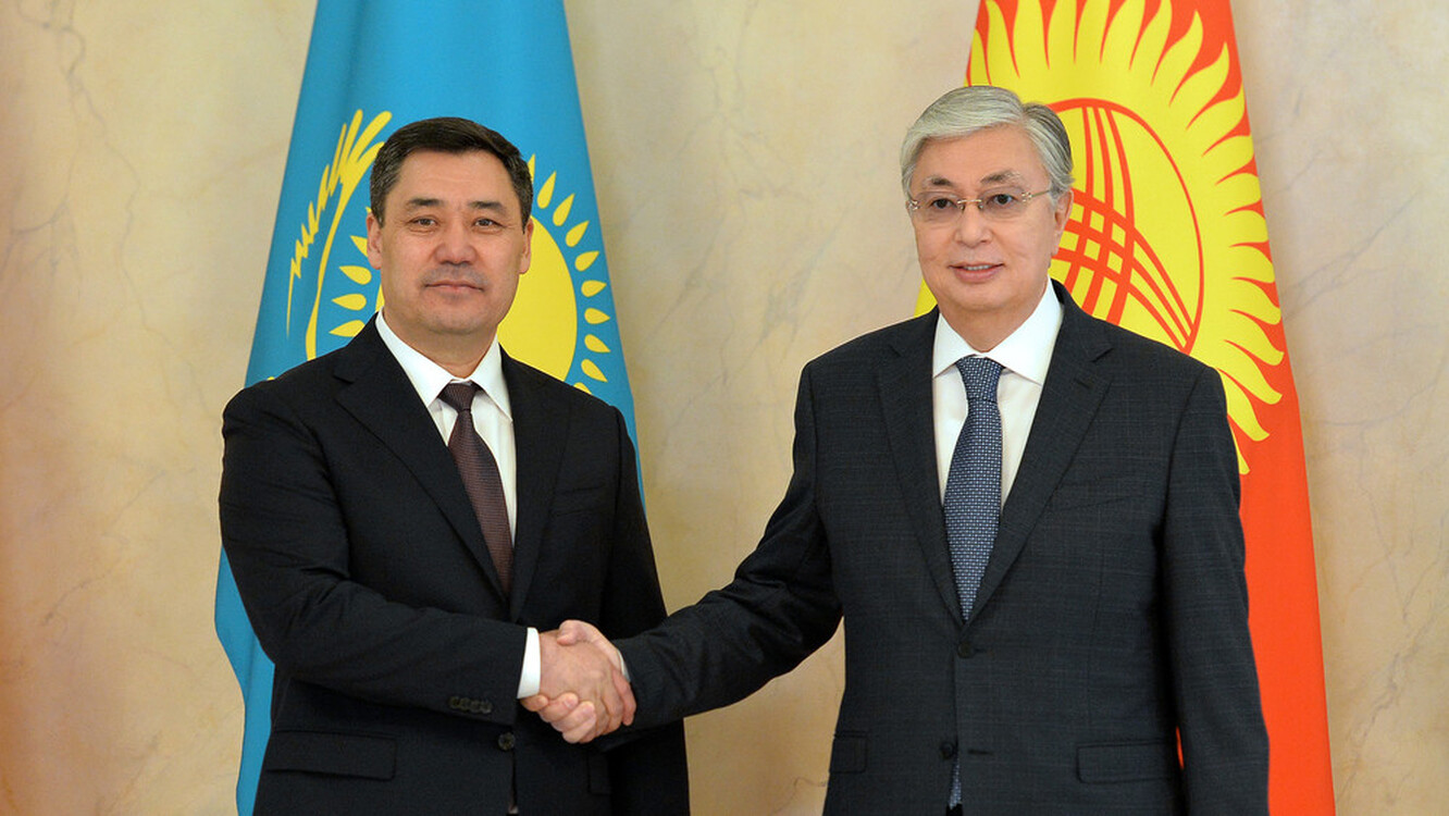 Президенты Садыр Жапаров и Касым-Жомарт Токаев приняли Совместное заявление — Today.kg
