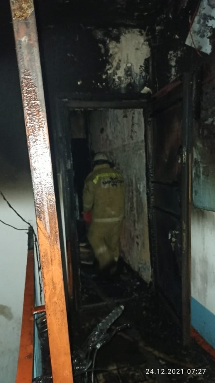 В микрорайоне Асанбай в многоэтажном доме произошел пожар — Today.kg
