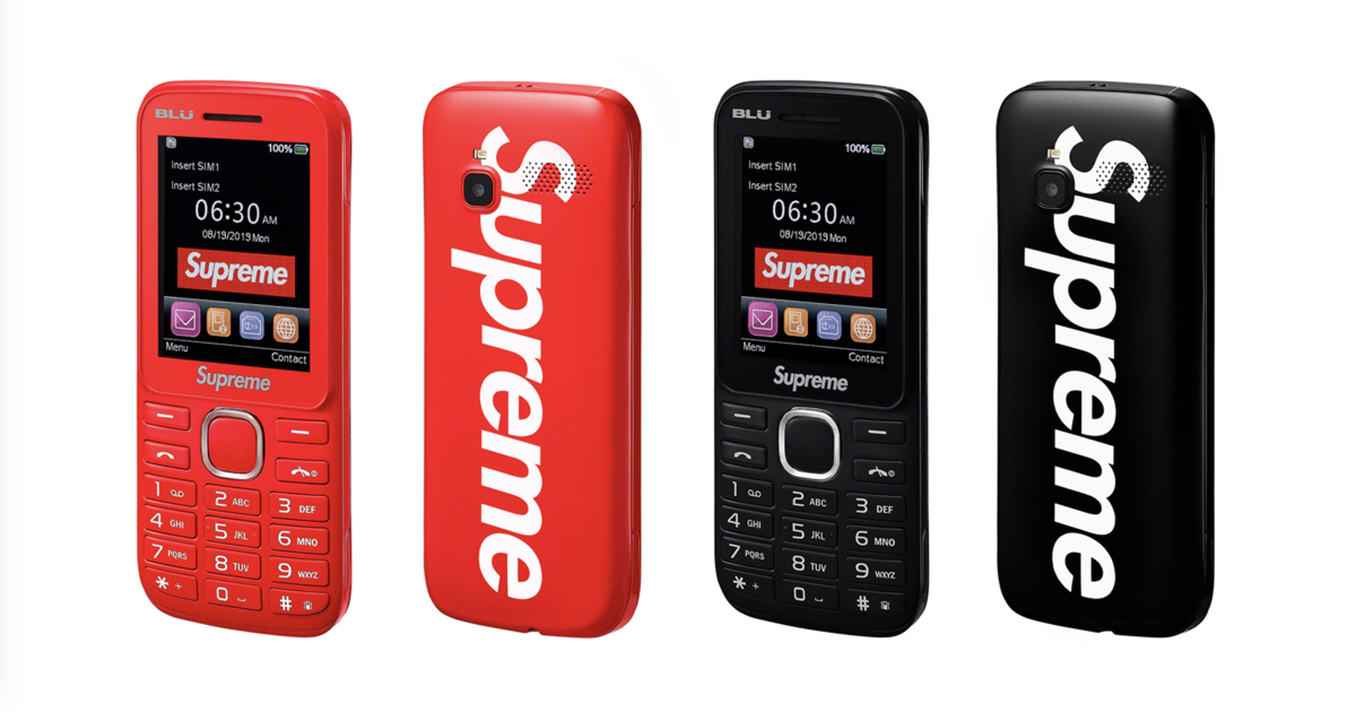 Линейку «модных» кнопочных телефонов представил бренд Supreme — Today.kg