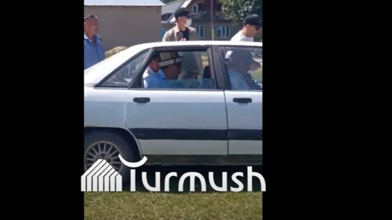 Иссык-Куль: Марипов вынужденно пересел из «Toyota Land Cruiser» в  «Audi» — Today.kg