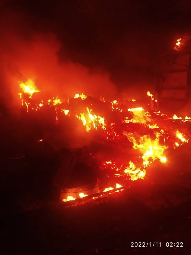 В селе Туюк полностью сгорел жилой дом — Today.kg