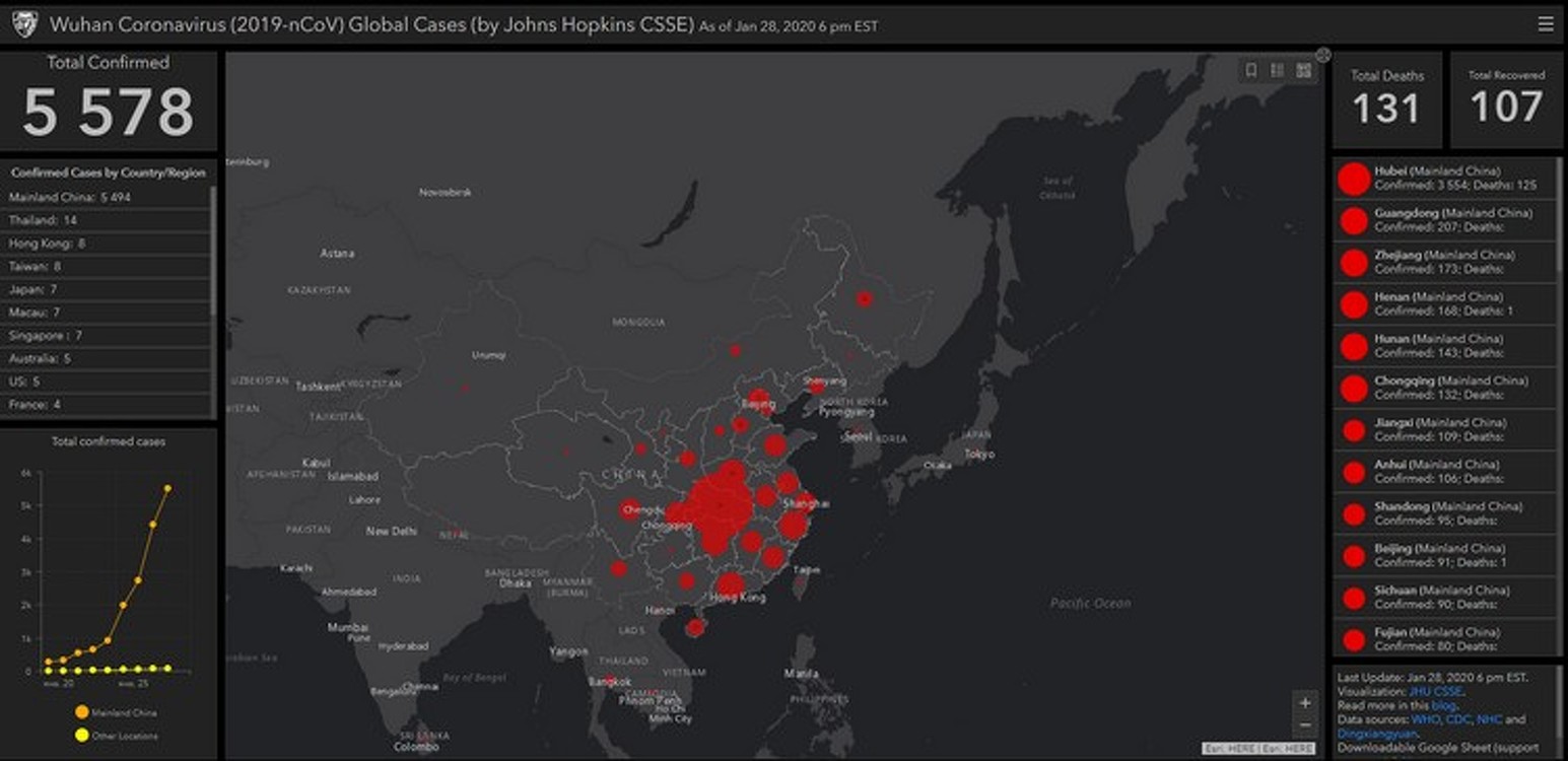 Число погибших от коронавируса в Китае увеличилось до 131 человека — Today.kg