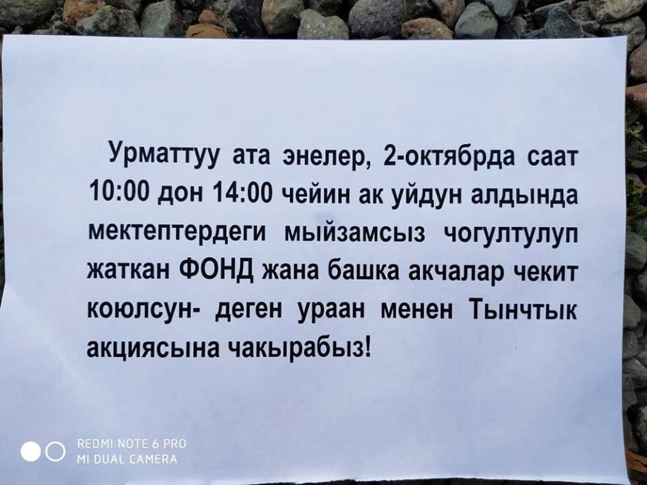 В Бишкеке 2 октября пройдет митинг против школьных поборов — Today.kg
