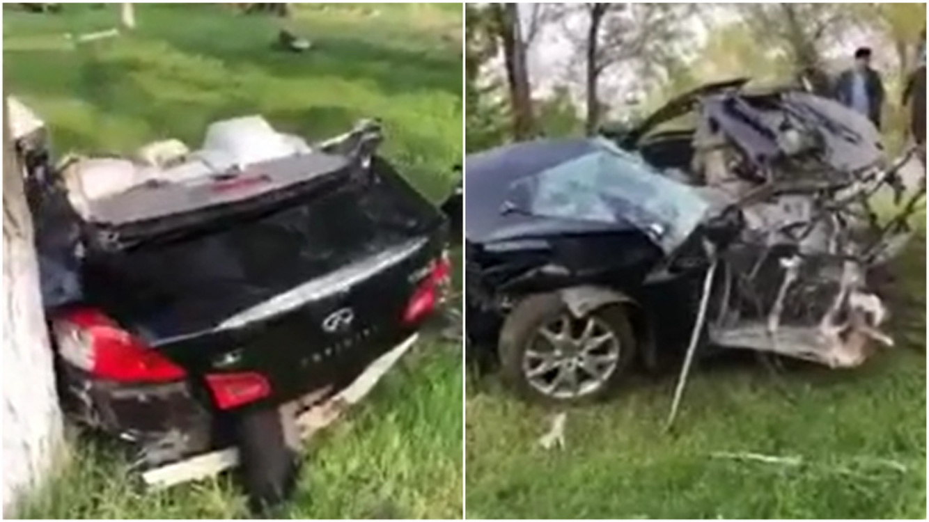 Недалеко от села Ивановка автомобиль разорвало на части в результате ДТП — Today.kg
