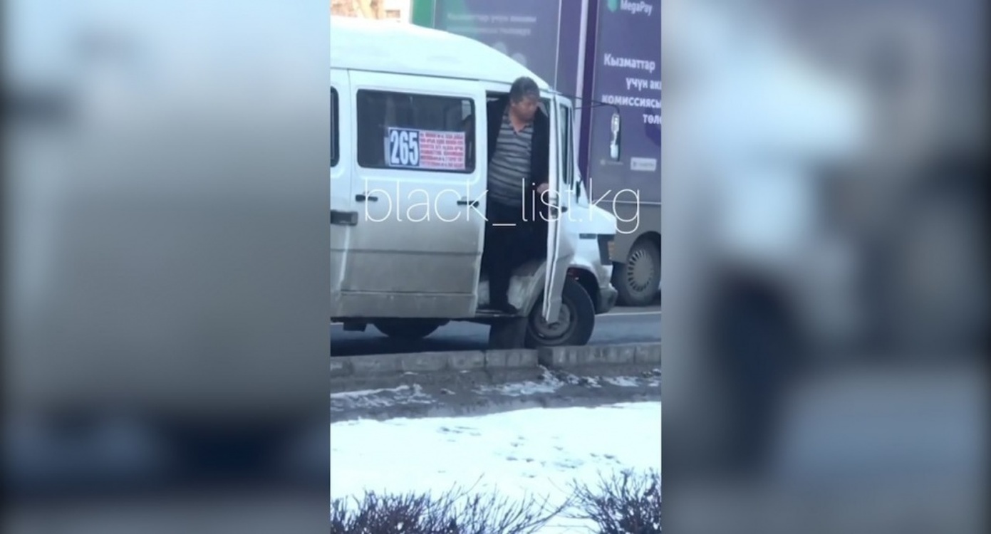 В Бишкеке водитель справил нужду на правительственную трассу (видео) — Today.kg