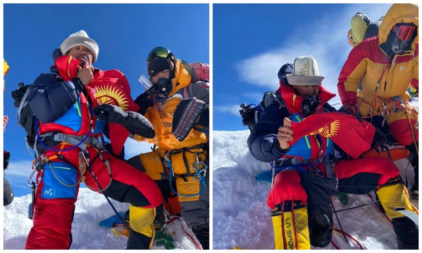Эдуард Кубатов показал фотографии с флагом Кыргызстана на Эвересте — Today.kg