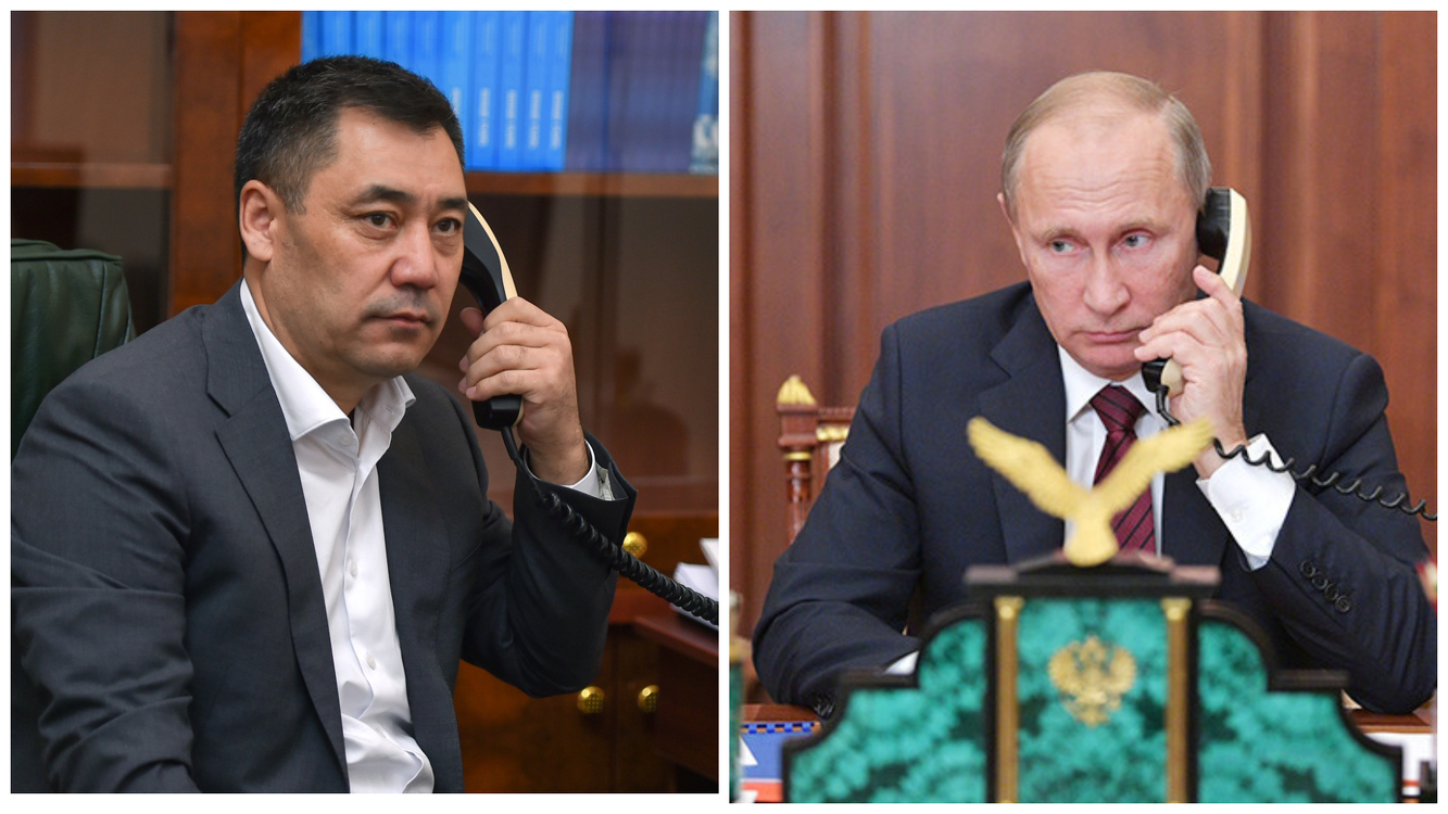 Надежда на стабилизацию обстановки в Кыргызстане. Жапаров и Путин впервые поговорили по телефону — Today.kg