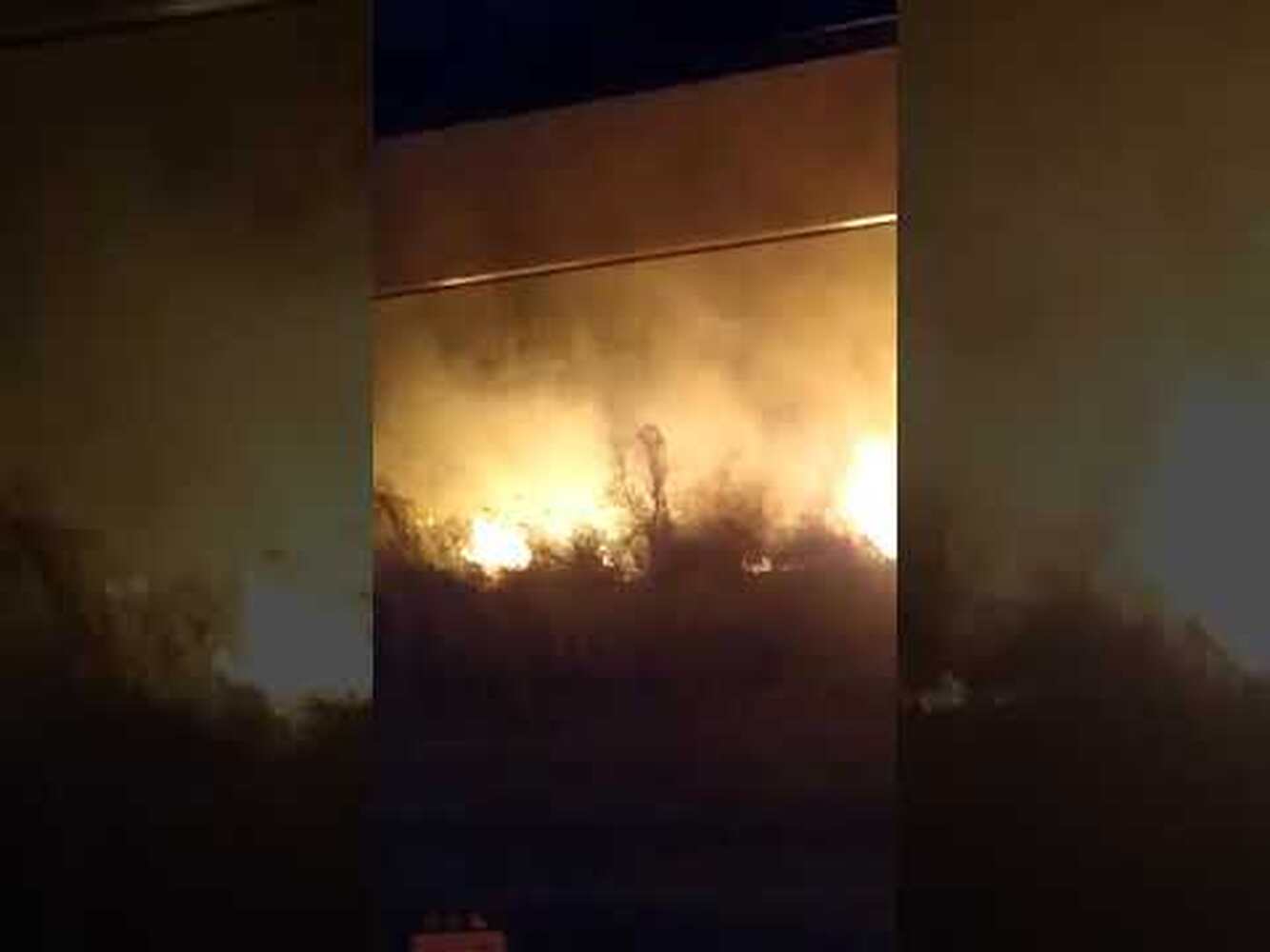 Крупный пожар близ Токмака. МЧС удалось локализовать возгорание — Today.kg
