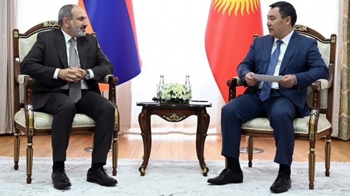С.Жапаров обсудил с премьером Армении Н.Пашиняном торговое сотрудничество между двумя странами — Today.kg