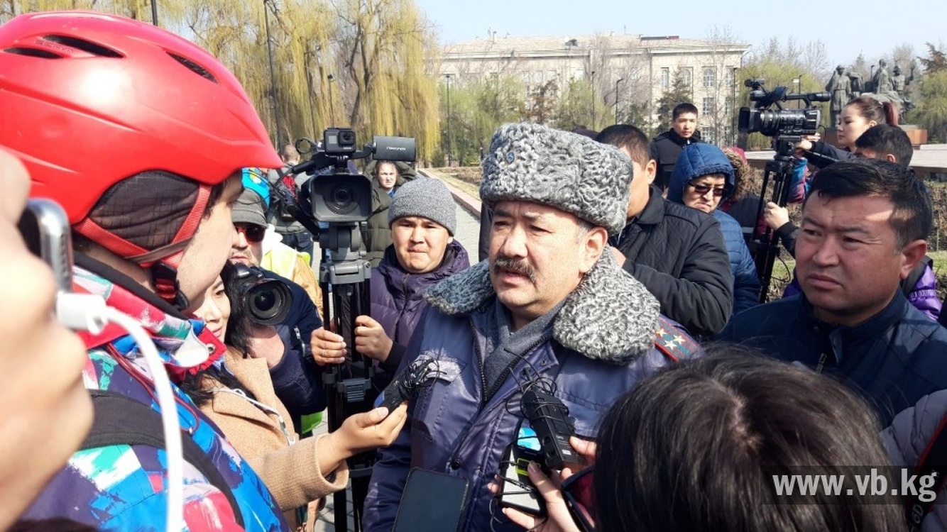 Глава УВД Ленинского района гарантировал безопасность граждан на митинге — Today.kg