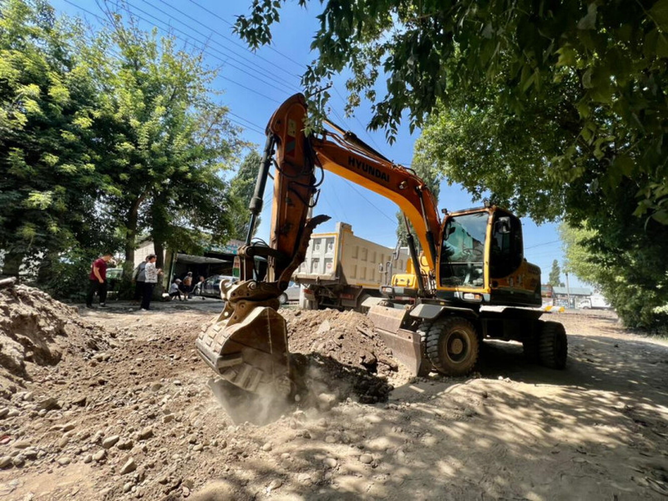 В Бишкеке начался капитальный ремонт улицы Элебесова — Today.kg