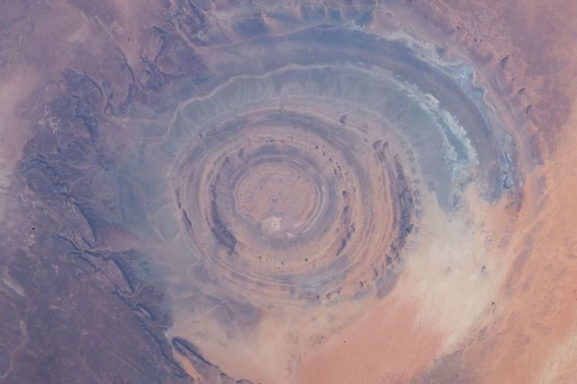 «Глаз Сахары» сфотографировали из космоса — Today.kg