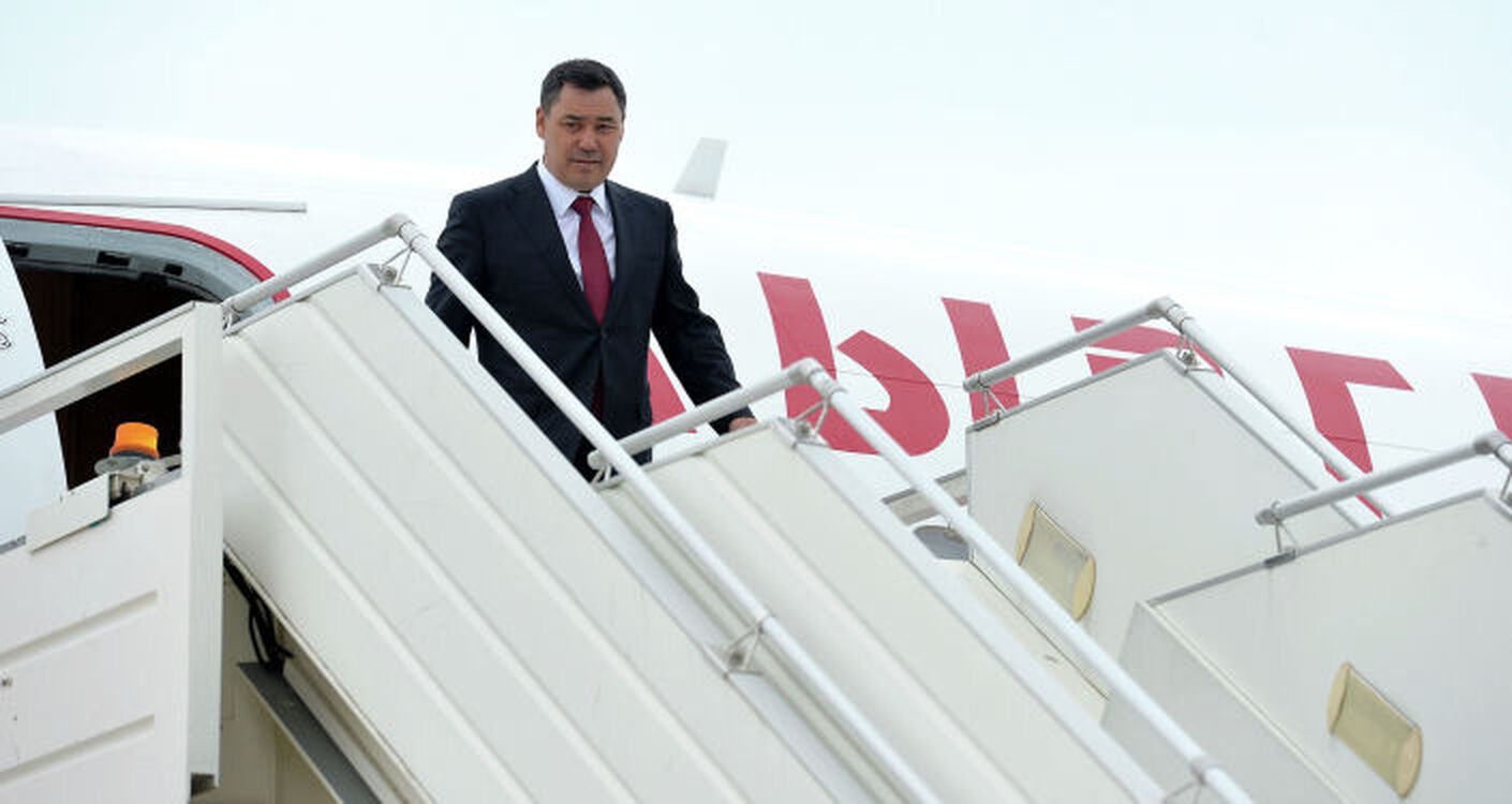 Садыр Жапаров вылетел в Туркменистан — кого он взял с собой — Today.kg