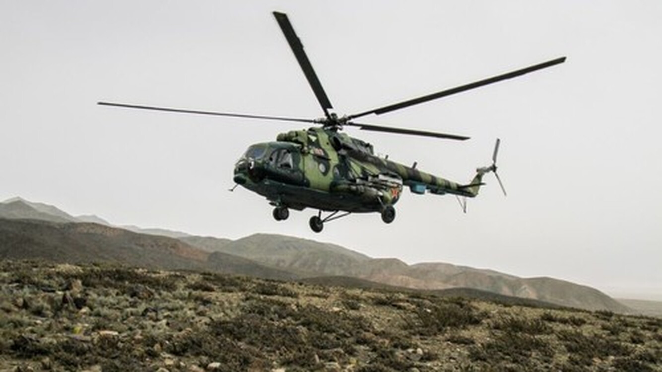 В Алае упал военный вертолет — Today.kg
