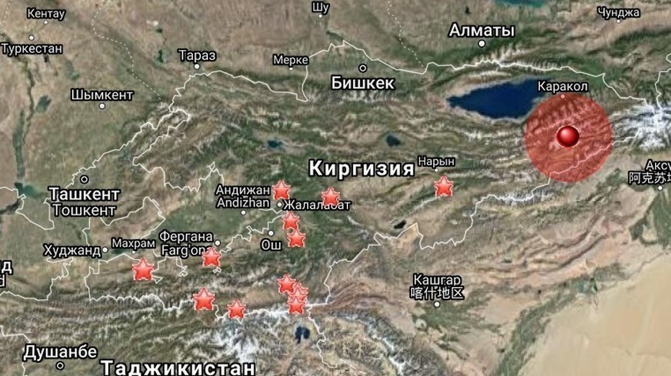 На Иссык-Куле произошло землетрясение силой 4 балла в эпицентре — Today.kg