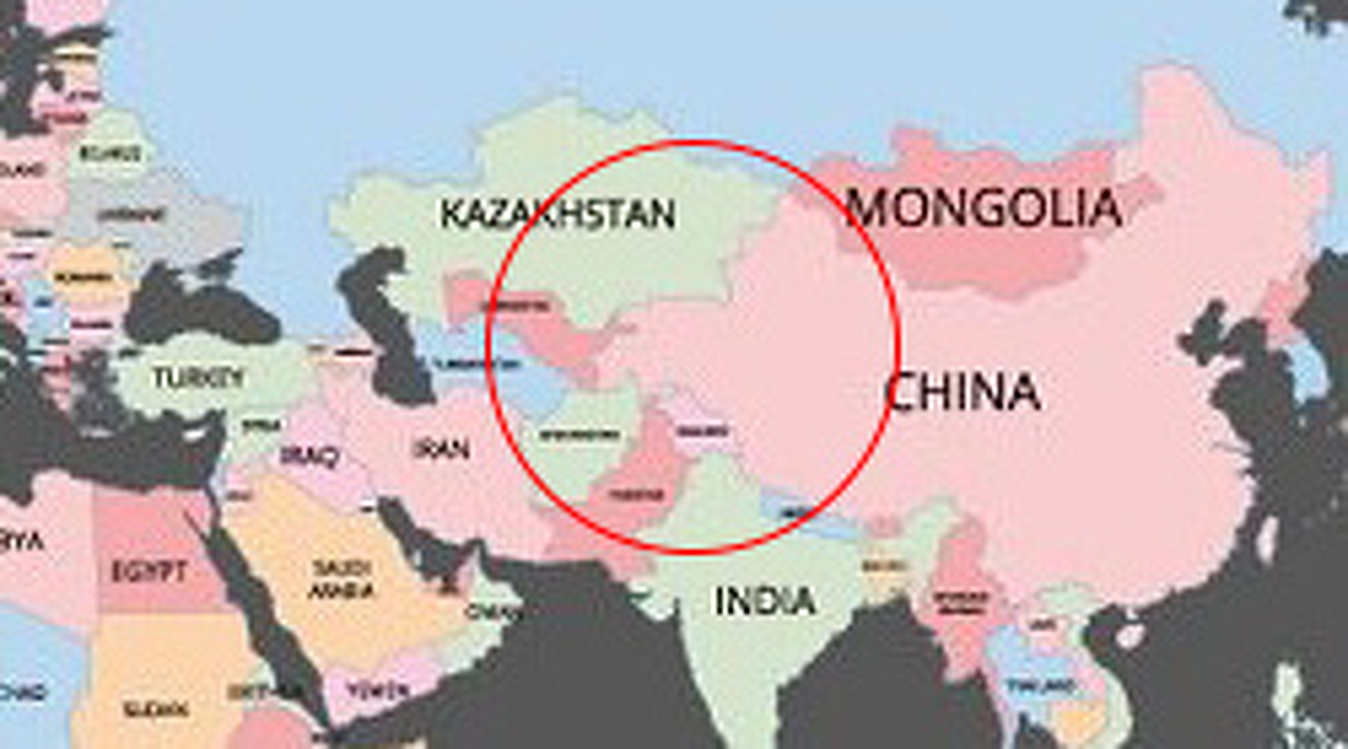 Две карты, на которых территория Кыргызстана отдана Китаю — Today.kg