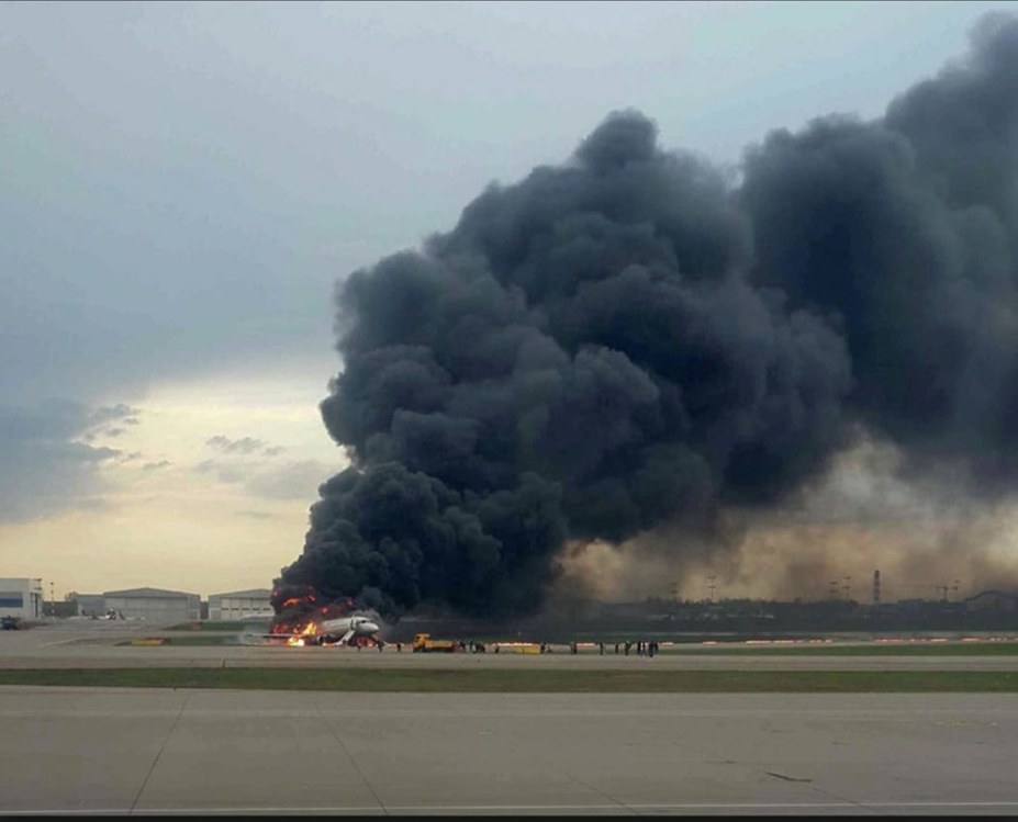 При возгорании самолета в Шереметьево погиб 41 человек — Today.kg