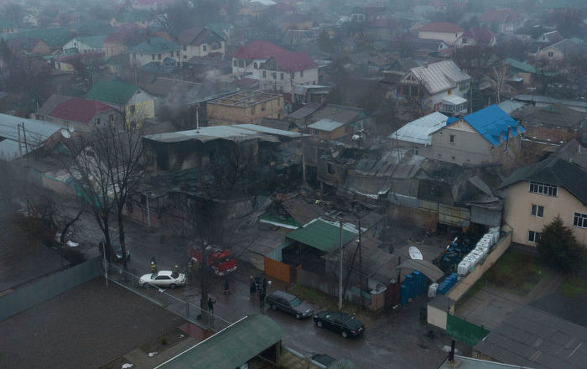 Что осталось от сгоревшего склада ГСМ в Бишкеке — Today.kg