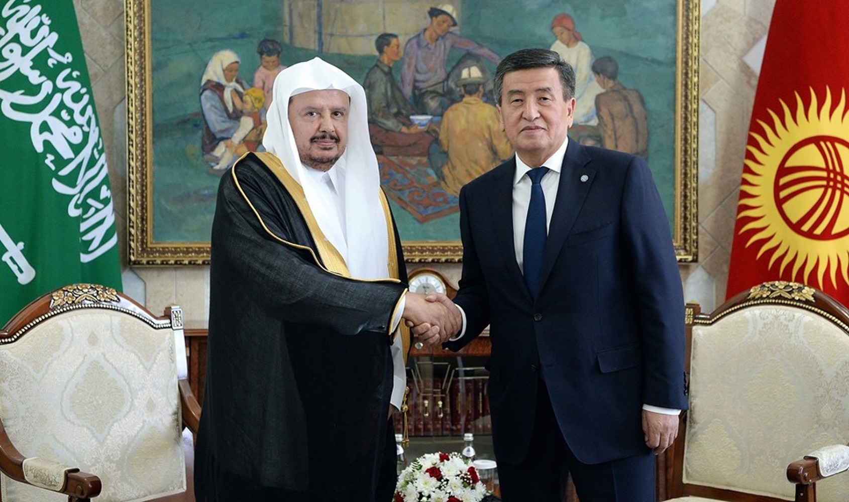 Президент Жээнбеков встретился со спикером парламента Саудовской Аравии — Today.kg