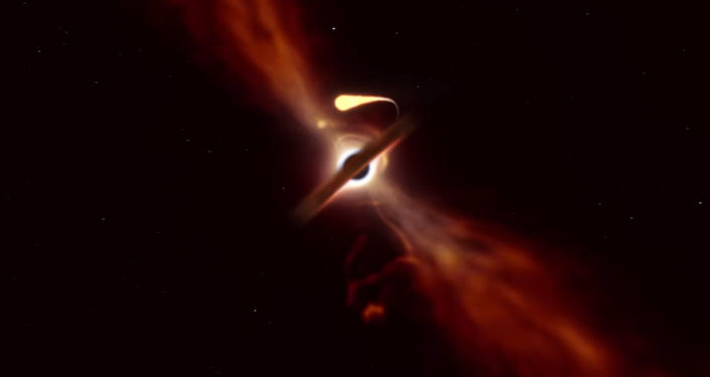 Черная дыра разрывает звезду размером с Солнце — Today.kg