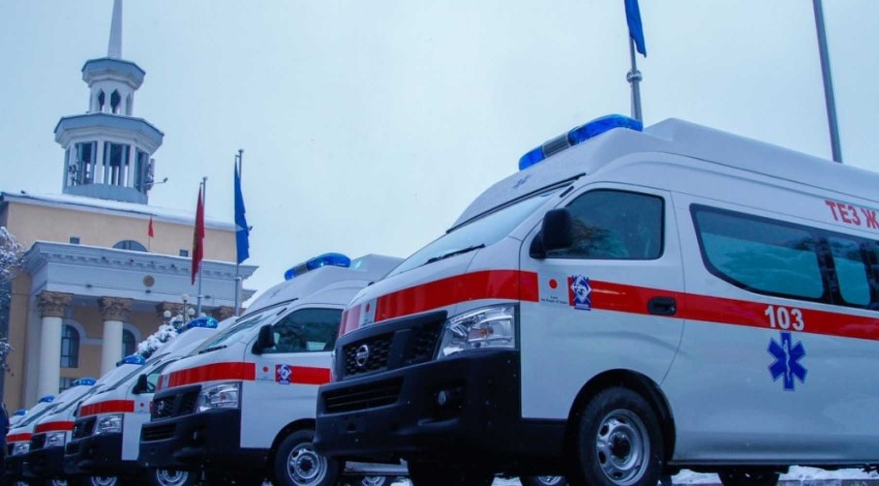 Мэрия Бишкека купила 6 новых машин скорой помощи — Today.kg