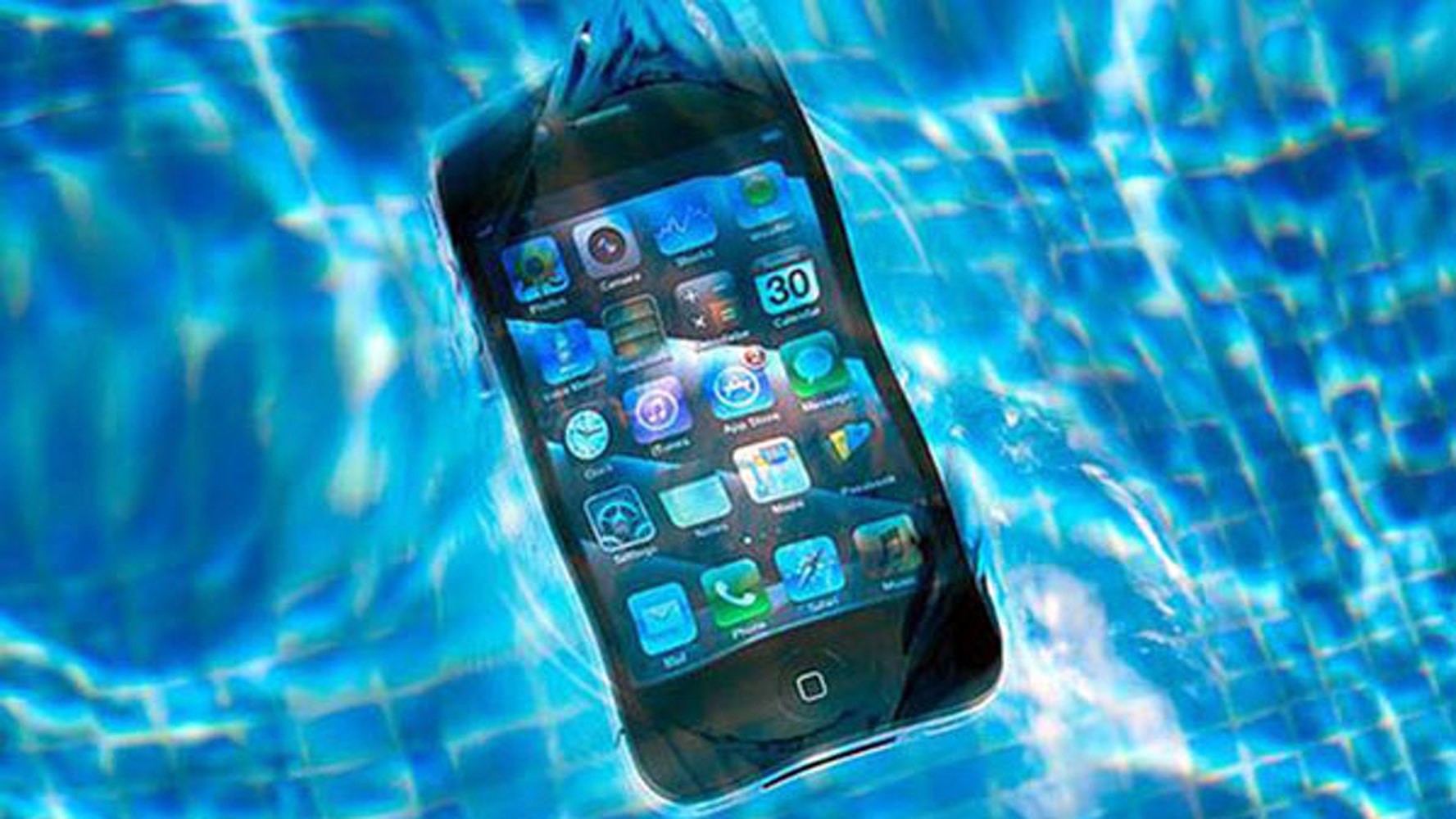 Телефон в воде