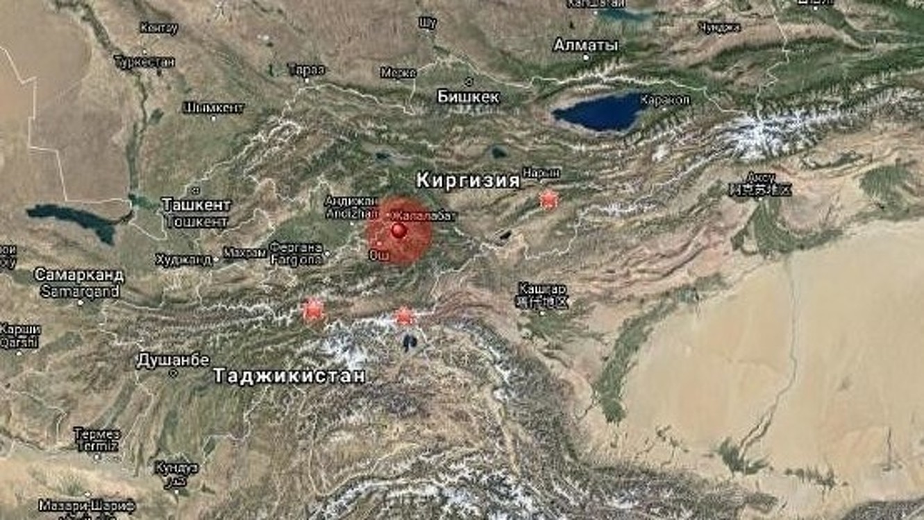 В Кыргызстане произошло землетрясение силой 3 балла в эпицентре — Today.kg