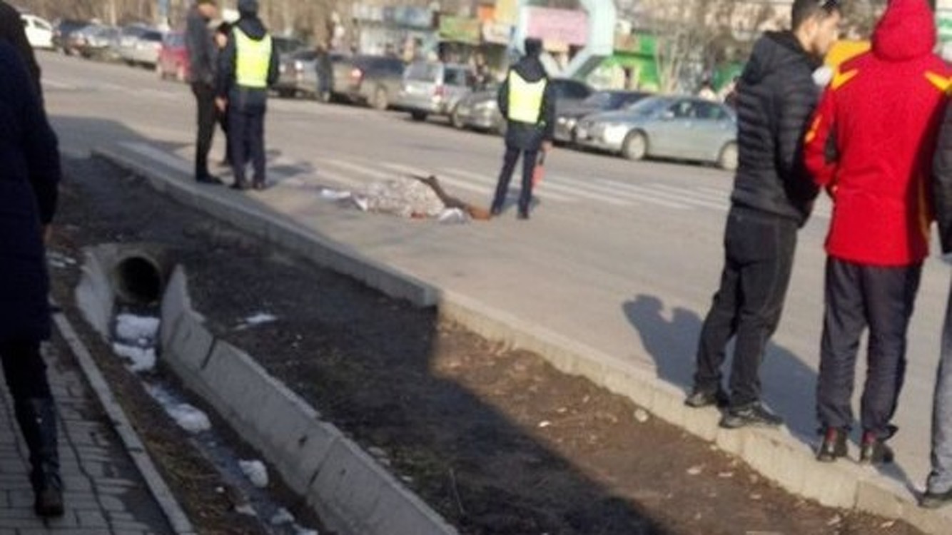 «Женщина поскользнулась и упала». Подробности смертельного автонаезда в Аламедине-1 — Today.kg