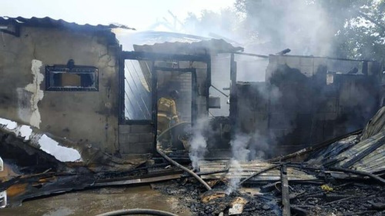 Взорвавшийся газовый баллон уничтожил дом и магазин в Бишкеке — Today.kg