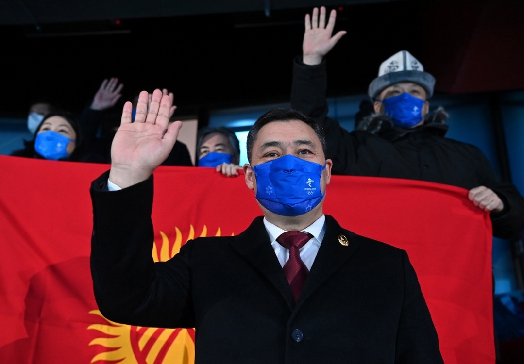 Президент Садыр Жапаров на церемонии открытия Олимпийских игр в Пекине — Today.kg